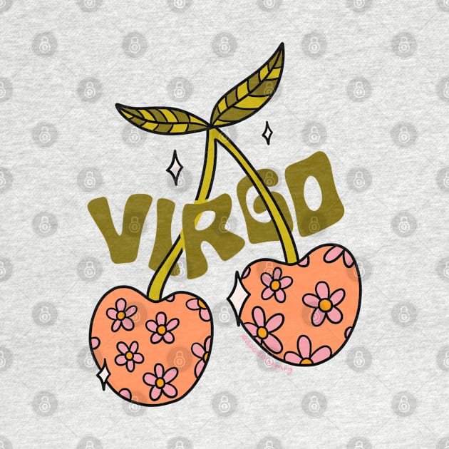 Virgo Cherries by Doodle by Meg